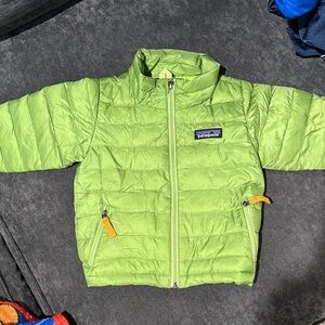 Patagonia Vibrant Green Puffer Jacket 6-12mo LIKE NEW!